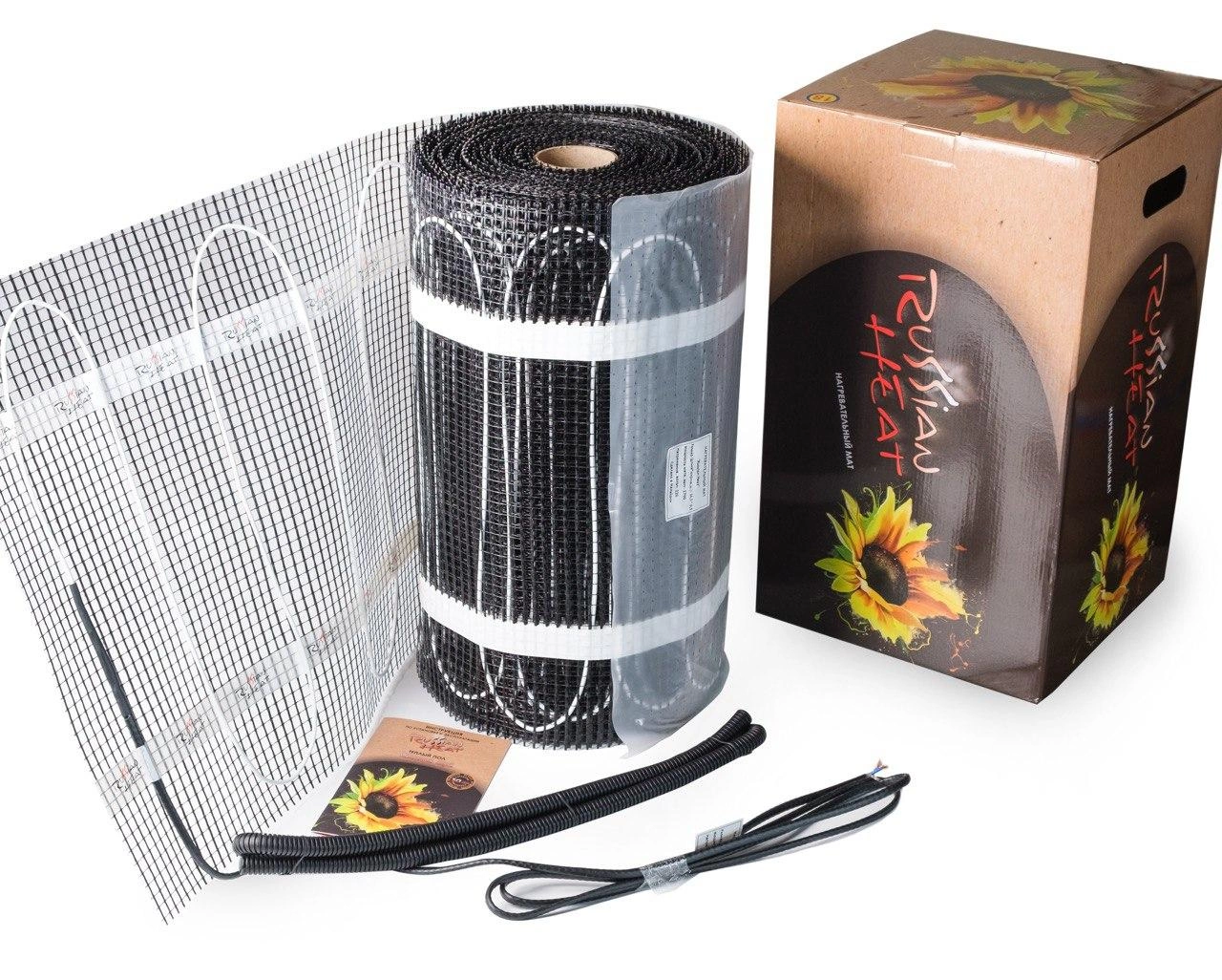 Нагревательный  мини-мат двухжильный Russian Heat (10 кв.м.)